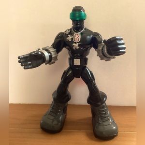 Hasbro 2009 Hasbro 11" GI JOE Snake Eyes Action Figure Troopers Light Up Sound